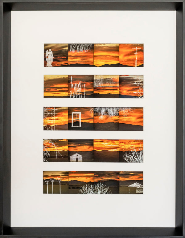 Limited Edition Photographic Print - Maniototo Sunset Film Strip