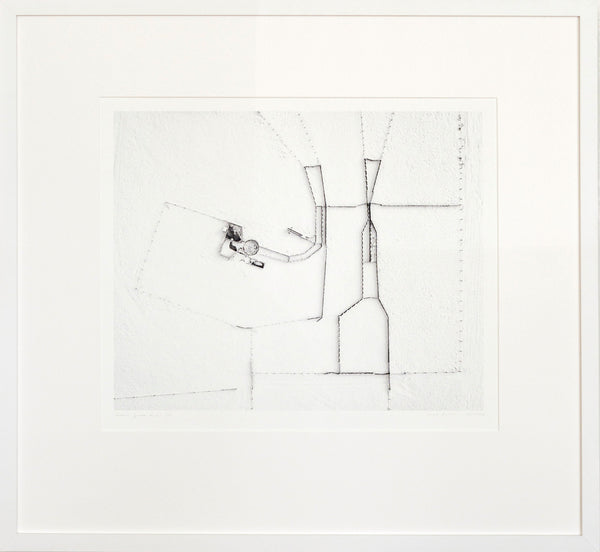 Framed black and white fin art photograph