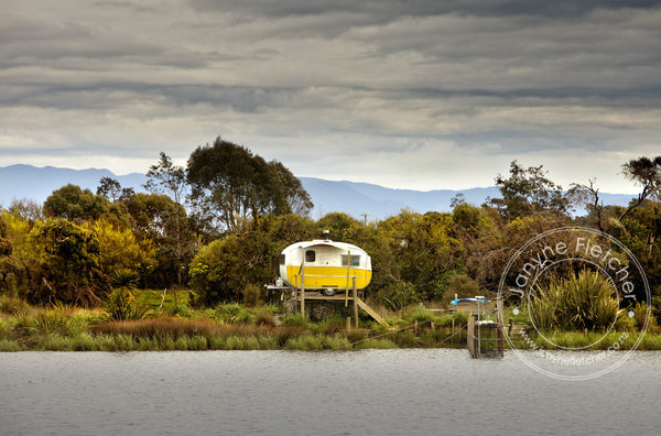 Framed Print - White Bait Stand, Turnbull River