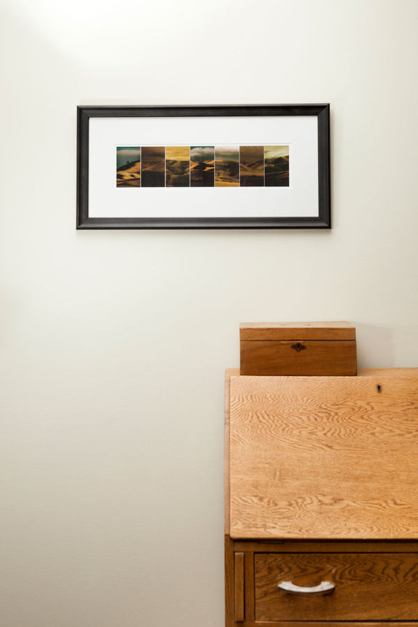 Framed Print - Maniototo Themed Mountains