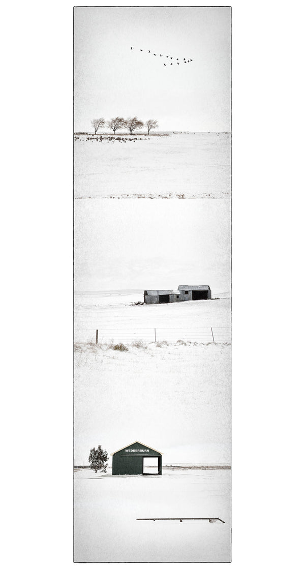 Framed Print - Winter at Wedderburn, Central Otago