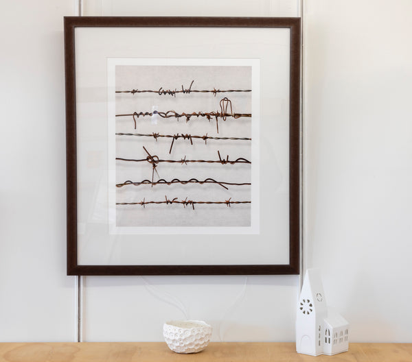 Framed Print - Fencer's Wire