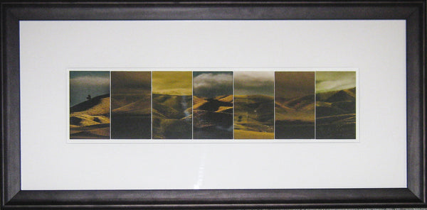 Framed Print - Maniototo Themed Mountains