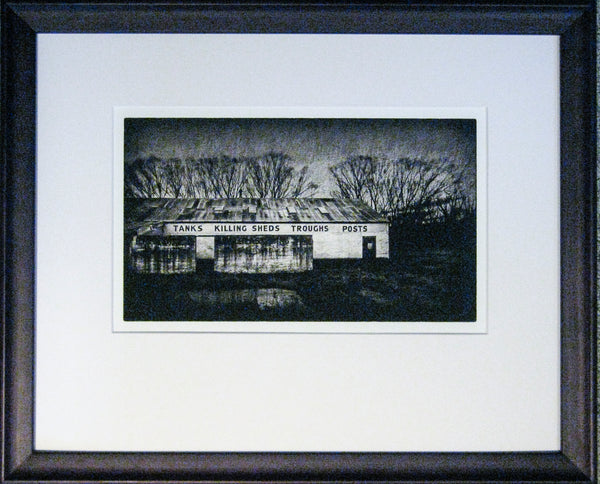 Framed Print - The Old Rabbit Factory Waipiata