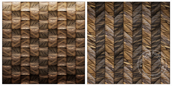 Landscape Parquet-I and II - Copyright Janyne Fletcher 2016