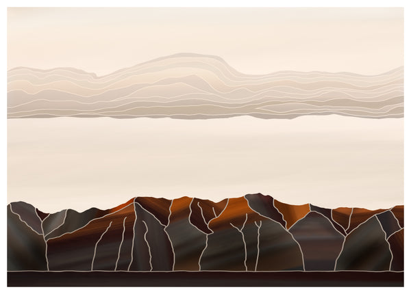 Print - Sun's Caress, Kakanui Mountains