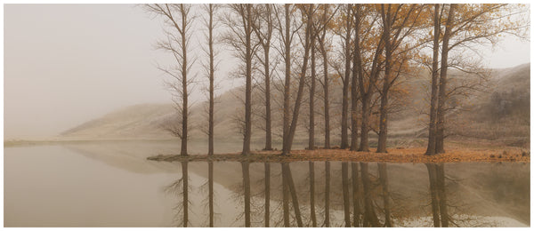 Framed Print - Still Water at Lower Gimmerburn