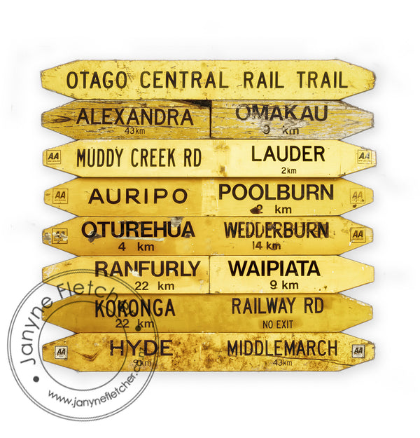 Unframed Print - Rail Trail Road, Central Otago