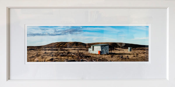 Framed Print - Hut, Hawkdun Runs Road