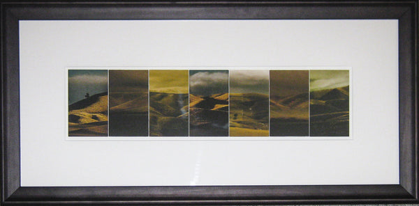 Framed  Print - Maniototo Themed Mountains
