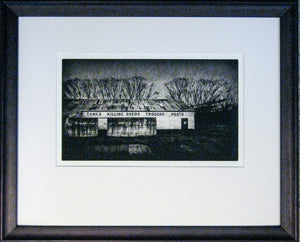 Framed  Print - The Old Rabbit Factory Waipiata